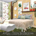 Ayla Teen Bedroom by Rirann at TSR