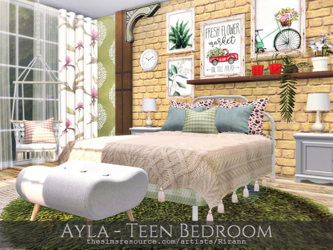 Ayla Teen Bedroom by Rirann at TSR