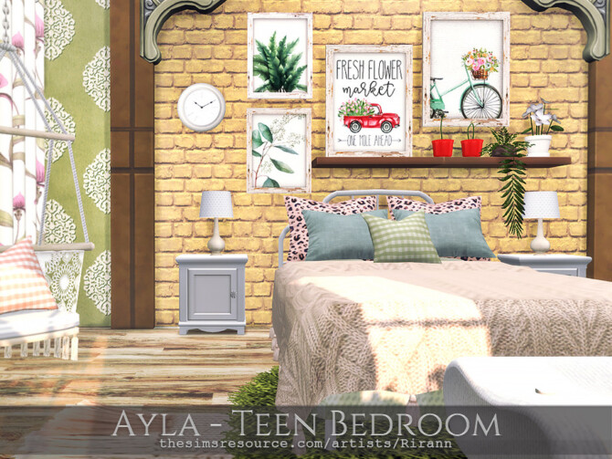 Ayla Teen Bedroom by Rirann at TSR