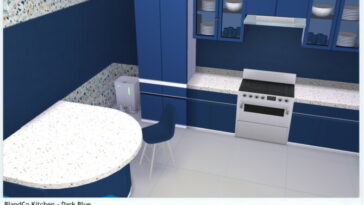 BLANDO COUNTERS AND CABINETS at Sims4Sue