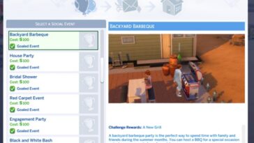 Backyard BBQ Event at Kiara’s Sims 4 Blog