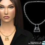 Bag pendant necklace by NataliS at TSR