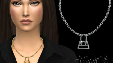 Bag pendant necklace by NataliS at TSR