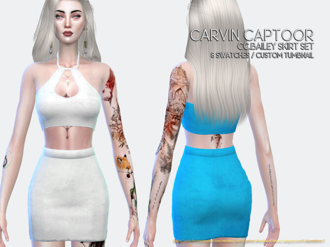 Bailey Skirt Set by carvin captoor at TSR