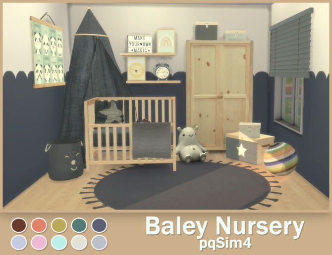 Furniture, Kidsroom: Baley Nursery – pqSims4.