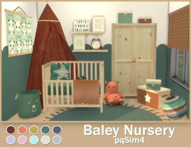 Furniture, Kidsroom: Baley Nursery – pqSims4.