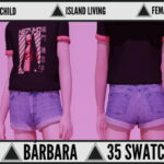 Barbara T-Shirt at Clarity Sims