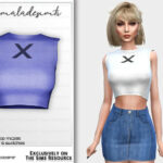 Basic Crop Top MC235 by mermaladesimtr at TSR