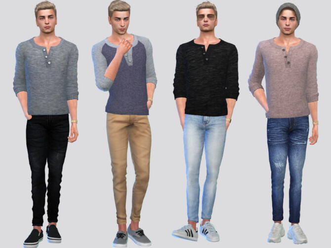 Basic Henley Shirt by McLayneSims at TSR