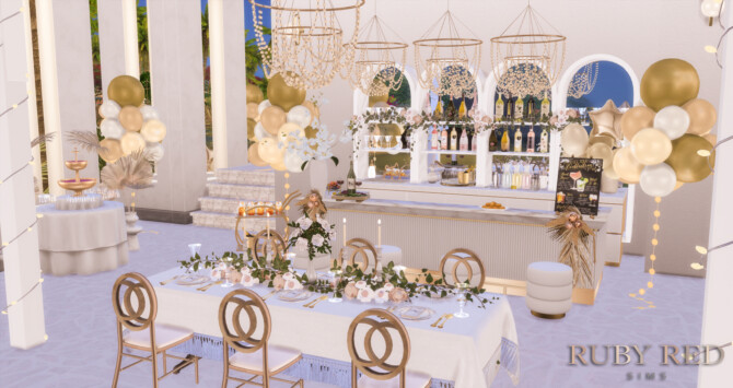 Beach Wedding Venue + New CC Set at Ruby Red