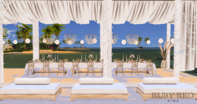 Beach Wedding Venue + New CC Set at Ruby Red