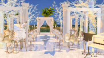 Beach Wedding Venue + New CC Set at Ruby Red