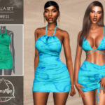 Bella Set Dress by Camuflaje at TSR