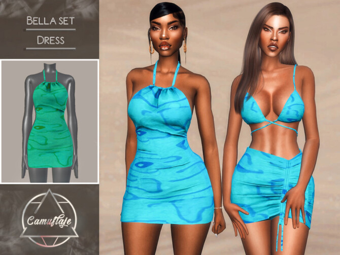 Bella Set Dress by Camuflaje at TSR