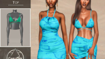 Bella Set – Top by Camuflaje at TSR