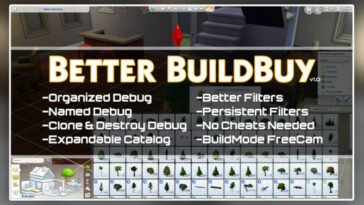 Better BuildBuy v1.6.4 by TwistedMexi at TSR