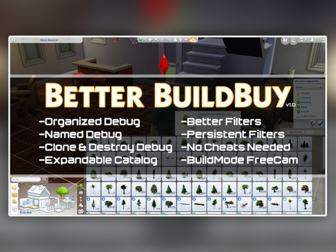 Better BuildBuy v1.6.4 by TwistedMexi at TSR