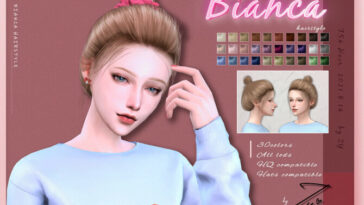 Bianca hairstyle by Zy at TSR