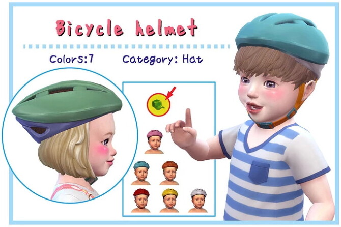 Bicycle helmet (Toddler) at A-luckyday