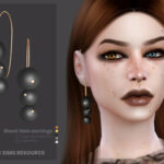 Black Hole earrings V2 by sugar owl at TSR