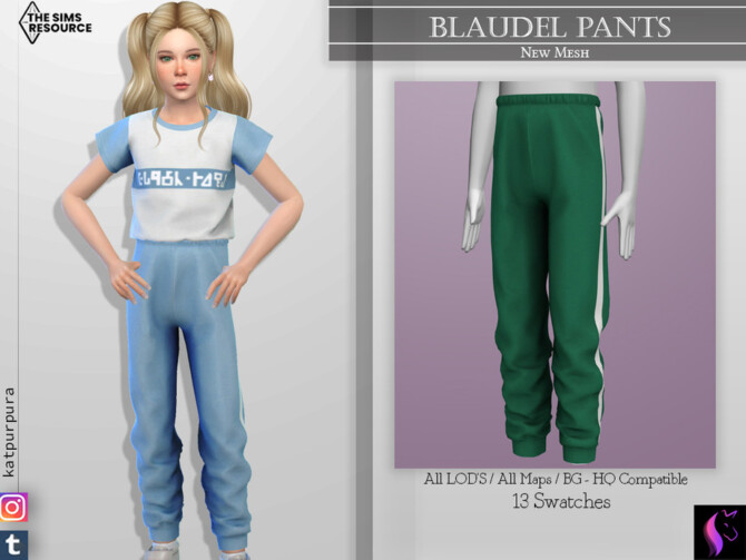 Blaudel Pants by KaTPurpura at TSR