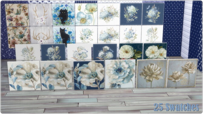 Blue Livingroom Collection at Annett’s Sims 4 Welt