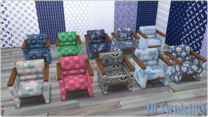 Blue Livingroom Collection at Annett’s Sims 4 Welt