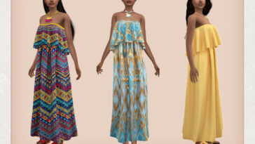 Bohemian Wedding Cairenn Dress by Sifix at TSR