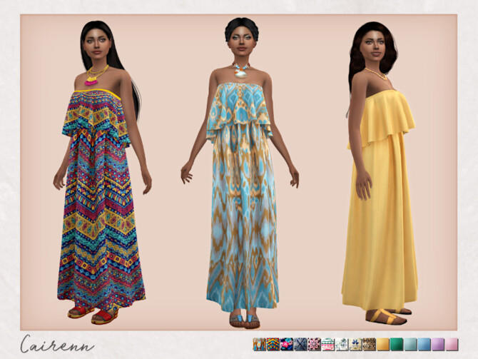 Bohemian Wedding Cairenn Dress by Sifix at TSR