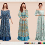 Bohemian Wedding Carys Dress by Sifix at TSR