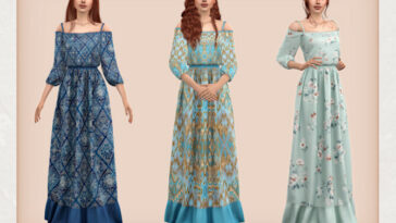 Bohemian Wedding Carys Dress by Sifix at TSR