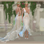 Bohemian Wedding Dress Alsine by DanSimsFantasy at TSR