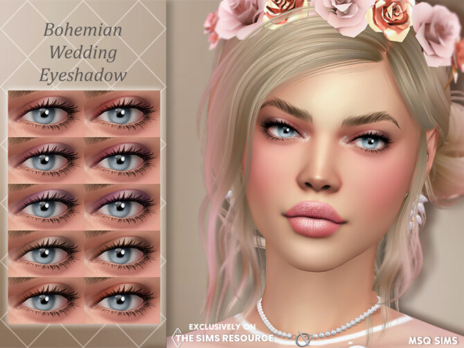 Bohemian Wedding Eyeshadow by MSQSIMS at TSR