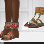 Bohemian Wedding Sandals by ShakeProductions at TSR