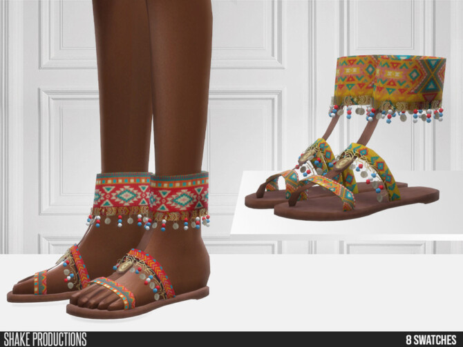 Bohemian Wedding Sandals by ShakeProductions at TSR