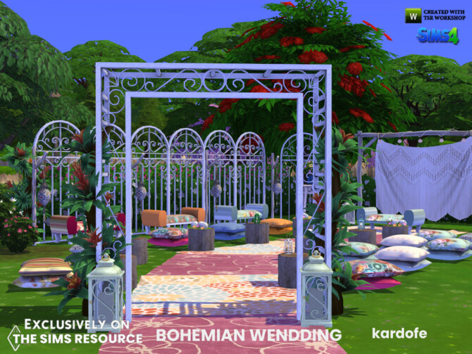 Bohemian Wedding Set by kardofe at TSR