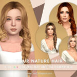 Bohemian Wedding Your Nature Hair for KIDS by SonyaSimsCC at TSR