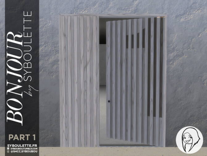 Bonjour Front door set Part 1 by Syboubou at TSR