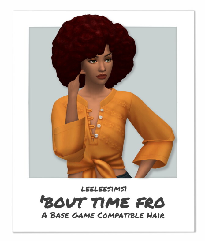 Bout Time Fro BGC Hair at leeleesims1