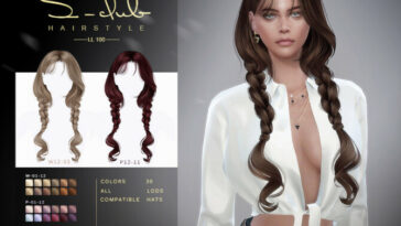 Braid hairstyle Gia by S-Club at TSR