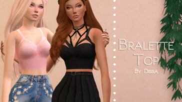 Bralette Top by Dissia at TSR