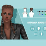 Brianna Hairstyle by simcelebrity00 at TSR