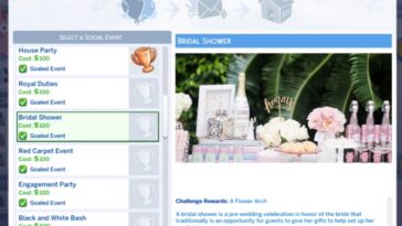 Bridal Shower event at Kiara’s Sims 4 Blog