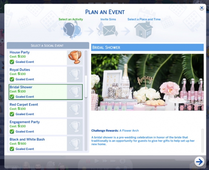 Bridal Shower event at Kiara’s Sims 4 Blog