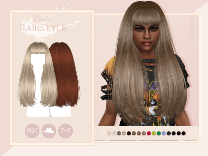 Broken Hairstyle by JavaSims at TSR