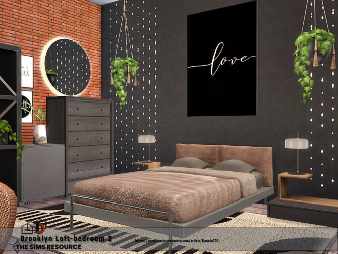 Brooklyn Loft bedroom 2 by Danuta720 at TSR