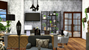 Brooklyn Loft livingroom by Danuta720 at TSR