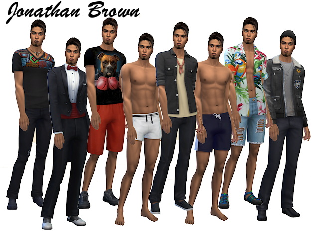 Brown family at All 4 Sims