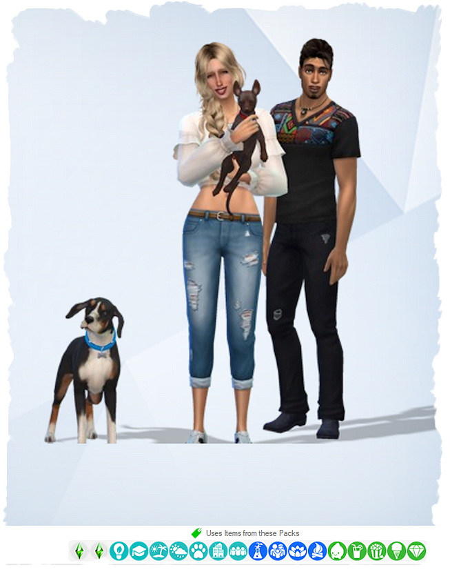 Brown family at All 4 Sims