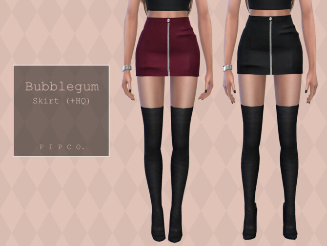 Bubblegum Skirt by Pipco at TSR